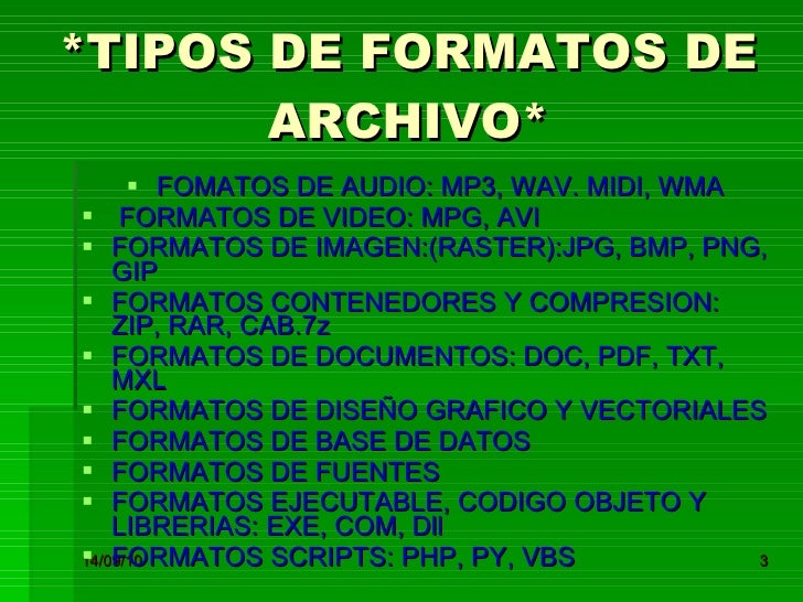 Que es un formato de archivo Que es un formato de archivo