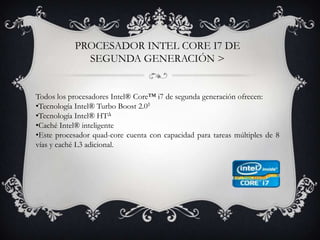 Caché Intel® inteligente 