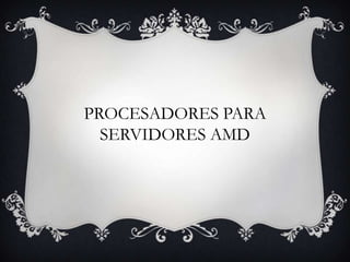 Procesador Intel Xeon serie 7500Con hasta 8 núcleos y 16 subprocesos por zócalo con la tecnología Intel® Hyper-Threading◊, La tecnología de proceso hi-k de 45 nmCaché L3 de 24 MBConexiones de punto a punto de alta velocidad (hasta 25,6 GB/s) entre procesadores, y entre los procesadores y el concentrador de E/S.Hasta 16 ranuras de memoria por zócalo de procesador.Capacidad para módulos DIMM DDR3 de hasta 16 GBHasta 1 terabyte de memoria con DIMM de 16 GB DIMMS en un sistema de 4 zócalos (hasta 2 terabytes en un sistema de 8 zócalos).Flexibilidad para aplicaciones y sistemas operativos de 64 bits y 32 bits