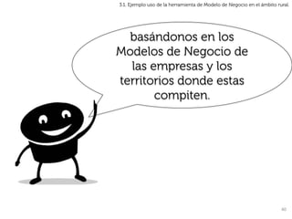 3.1. Ejemplo uso de la herramienta de Modelo de Negocio en el ámbito rural.




  basándonos en los
Modelos de Negocio de
  las empresas y los
territorios donde estas
       compiten.




                                                                       40	
  
 