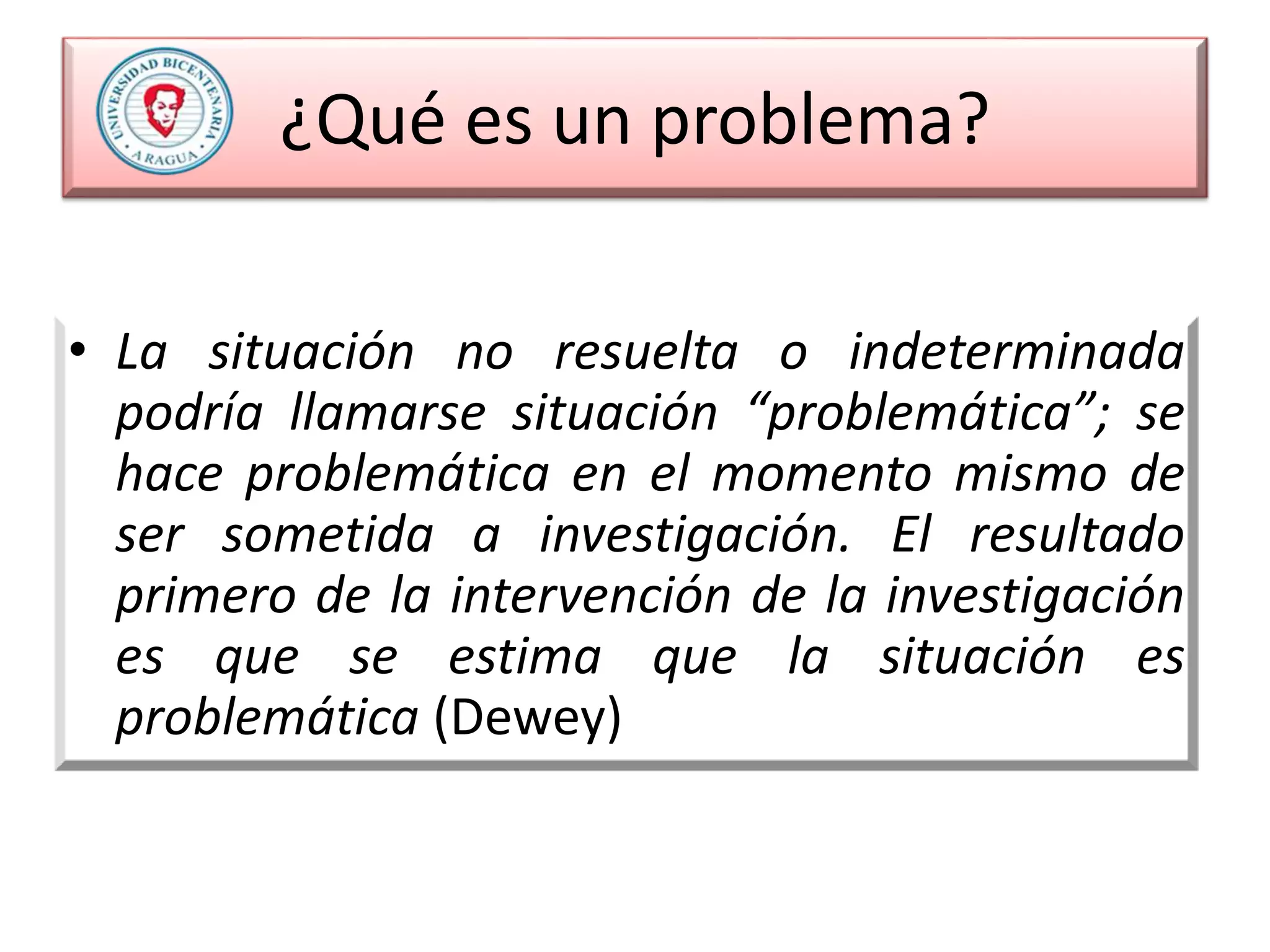 Que es un problema | PPT