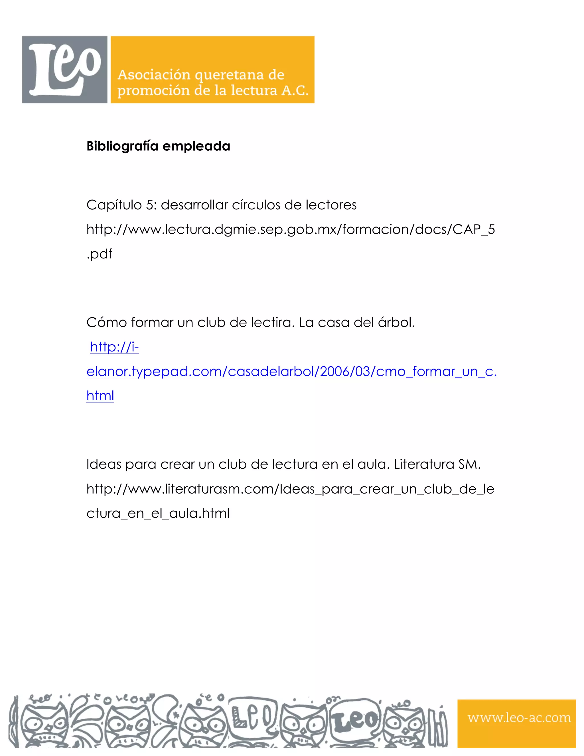 Qué es y cómo hacer un club de lectura | PDF