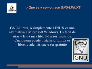 Como nace Linux | PPT