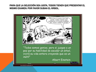 PARA QUE LA SELECCIÓN SEA JUSTA, TODOS TIENEN QUE PRESENTAR EL
MISMO EXAMEN: POR FAVOR SUBAN EL ÁRBOL.
 