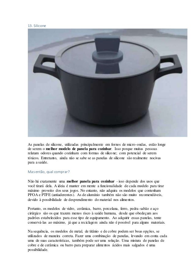 Que Frigideiras Usar Seguras