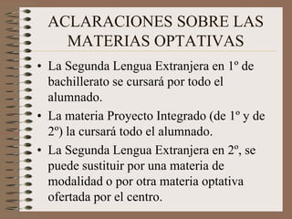 MATERIAS DE MODALIDAD