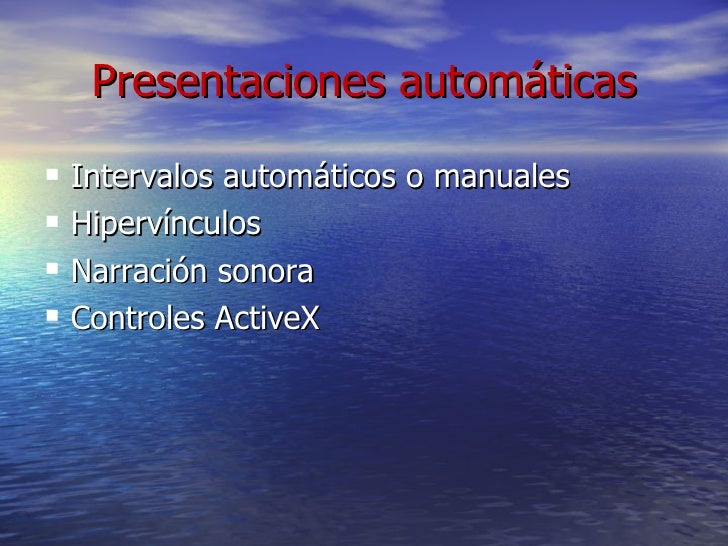 presentaciones en power point
