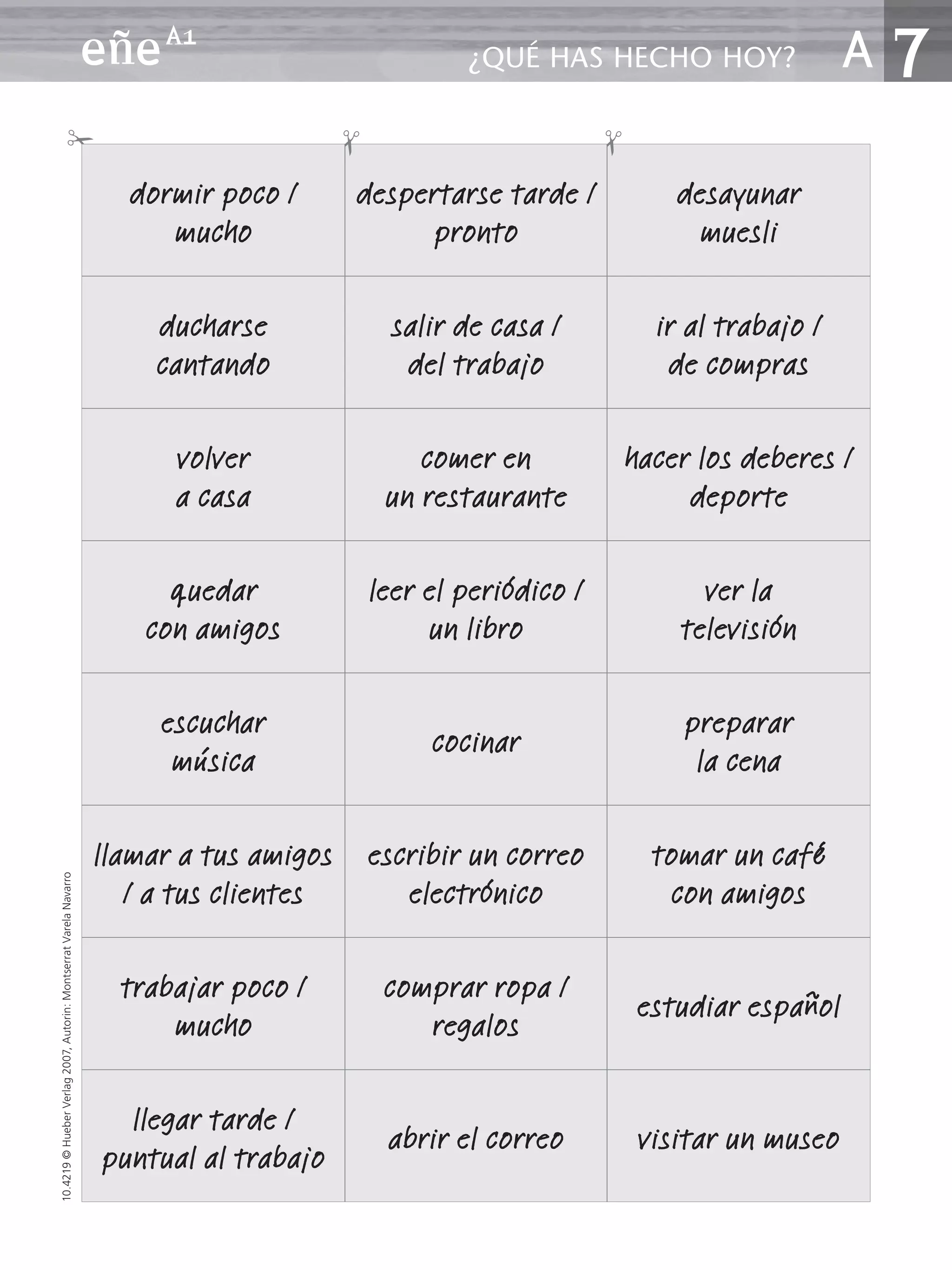 Que has hecho hoy pretérito perfecto | PDF | Board Games and Puzzles ...