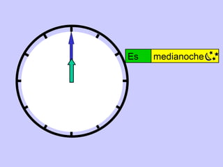 las doceSon mediodíaEs medianoche
