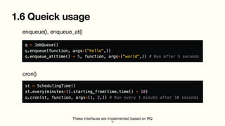 Queick: A Simple Job Queue System for Python | PDF