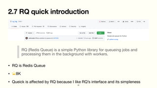 Queick: A Simple Job Queue System for Python | PDF