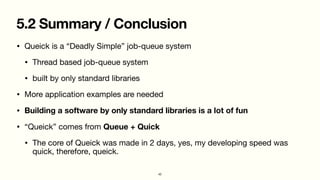 Queick: A Simple Job Queue System for Python | PDF