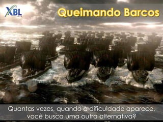 Quantas vezes, quando a dificuldade aparece, 
você busca uma outra alternativa? 
 