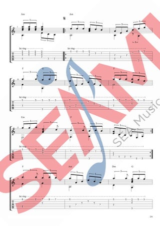 2/6
7
Am
3
3
Am
3 3
3
3
3
5
5
5
0
5
5
5
5
5
5
5
5
5
2
3 2
0
0
0 0 0
2
1 3 1
2
0
2
2
1
0
3
3
10
F G
3 3
C
3
3
F
3 3
5
3
5 3...