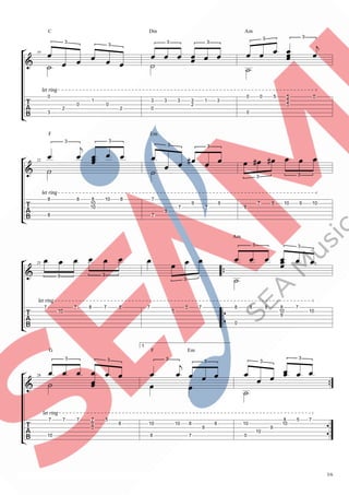 3/6
19
C
3
3
Dm
3 3
Am
3 3
0
3
2
0
1
0
2
3
0
3 3 3
2
1 3
0
0
0 5 5
5
5
0
22
F
3 3
Em
3 3
3 3
8
8
8 8
10
10
10 8 7
7
9
7
9
...