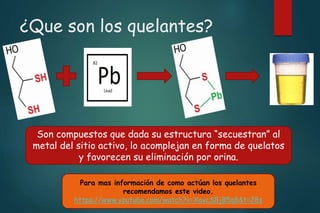 Quelantes en intoxicaciones | PPTX