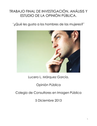 Que les gusta a los hombres de las
