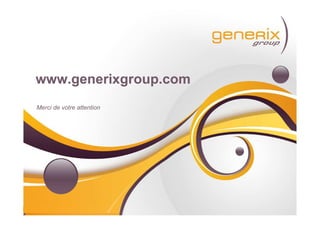 Merci de votre attention
www.generixgroup.com
 