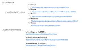 •
•
•
•
•
Pour tout savoir …
Les sites incontournables …
 