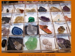 Le monde fascinant des minéraux, 2600 variétés
 