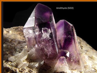 Améthyste (SiO2)
 
