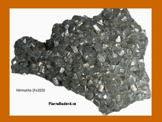 Hématite (Fe203)
 