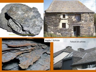 Argile  Schiste
Toiture en schiste
 