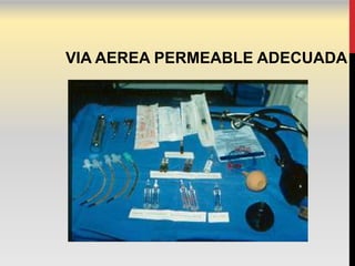 VIA AEREA PERMEABLE ADECUADA
 