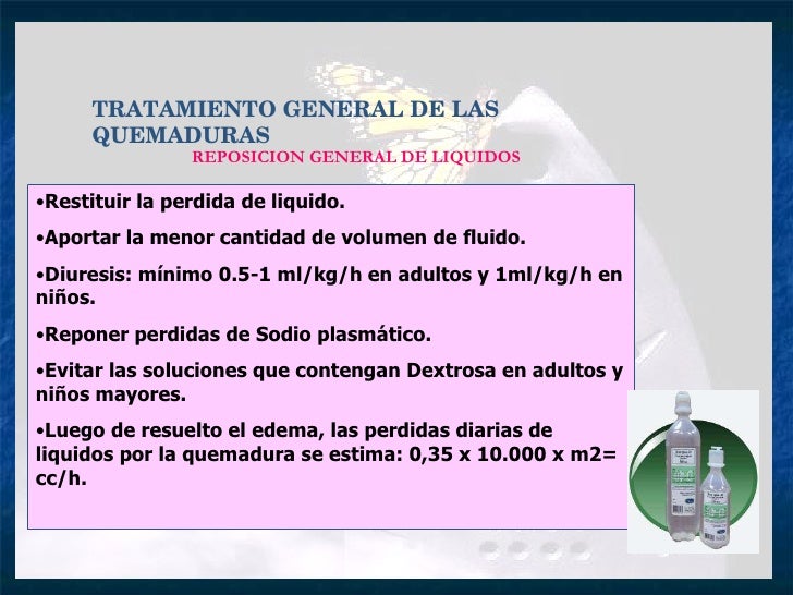 Quemadura Tratamiento General