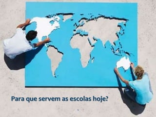 Para que servem as escolas hoje?
9
 
