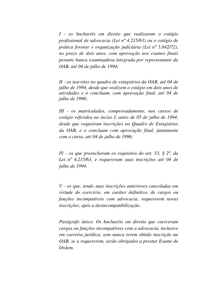 Inscricao exame da ordem