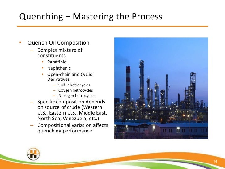 Heat Treating Selecting the Right Quenching Oil
