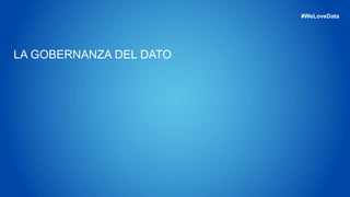 LA GOBERNANZA DEL DATO
#WeLoveData
 