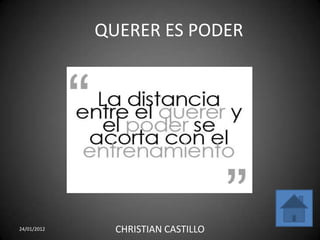Querer es poder | PPTX