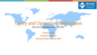 SQL Community Meeting | December 2018
 