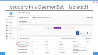 Query Docker Securing Docker Containers via Osquery and Kubernetes | PPTX