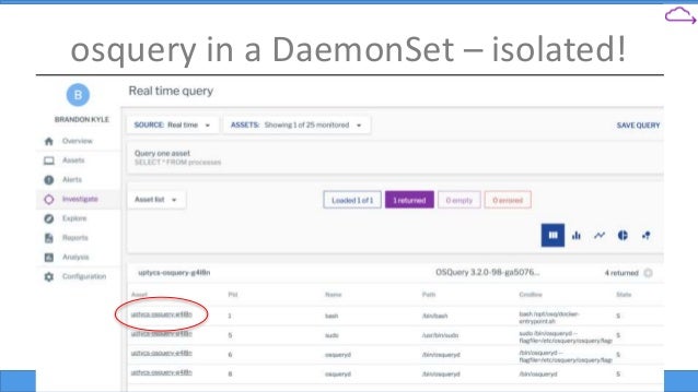 osquery kubernetes