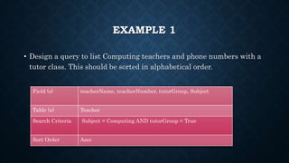 Query design | PPT
