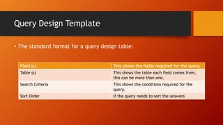 Query Design | PPT