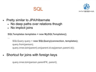 Querydsl overview 2014 | PDF