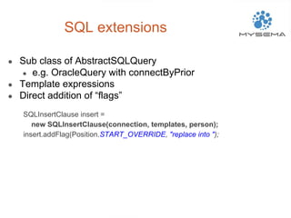 Querydsl overview 2014 | PDF