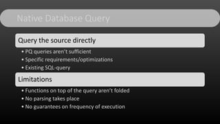 Query Folding in Power BI - Flemish Power BI User Group | PDF