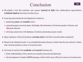 Query optimization in SQL | PDF