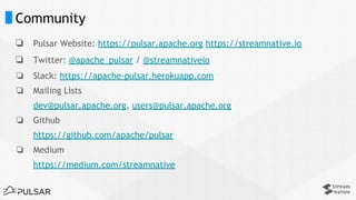 Query Pulsar Streams using Apache Flink | PDF
