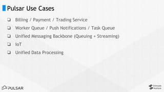 Pulsar Message Queue Query Pulsar Streams using Apache Flink | PDF