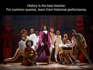History is the best teacher.
For common queries, learn from historical performance.
 