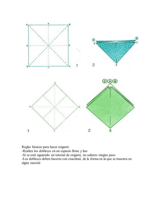 probabilidad maletero Pautas Origami: Qué es, historia, plegado, categorías
