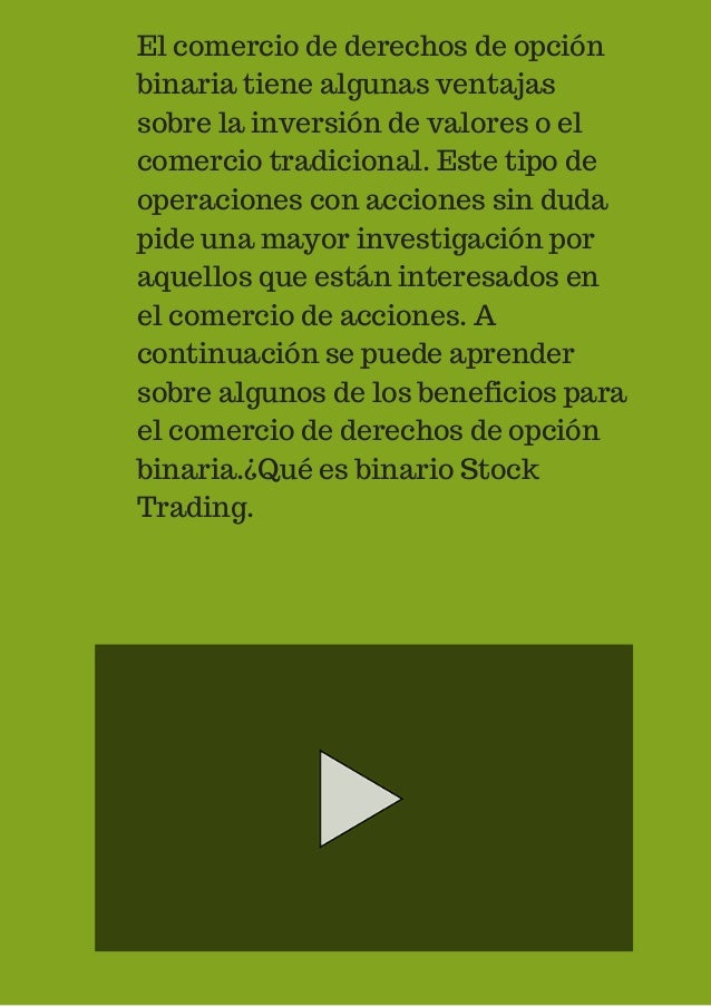 Comercio de opciones binarias finpari