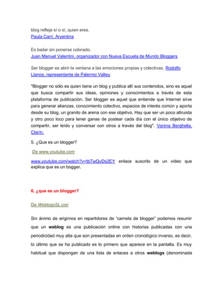 Qué es blogger | PDF