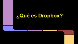 ¿QuéDropbox?Dropbox?
¿Qué es es
¿Qué es Dropbox?

 